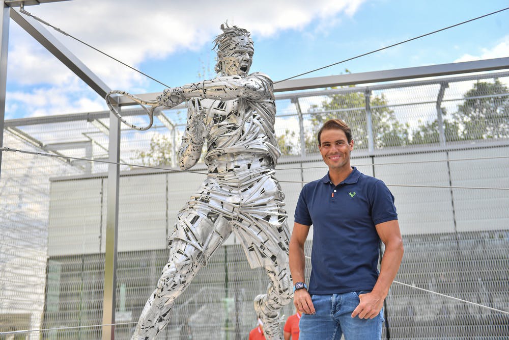 Statue Rafael Nadal / Roland-Garros