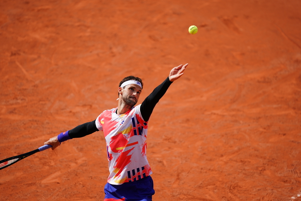 Grigor Dimitrov, Roland Garros 2020, second round