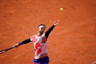 Grigor Dimitrov, Roland Garros 2020, second round