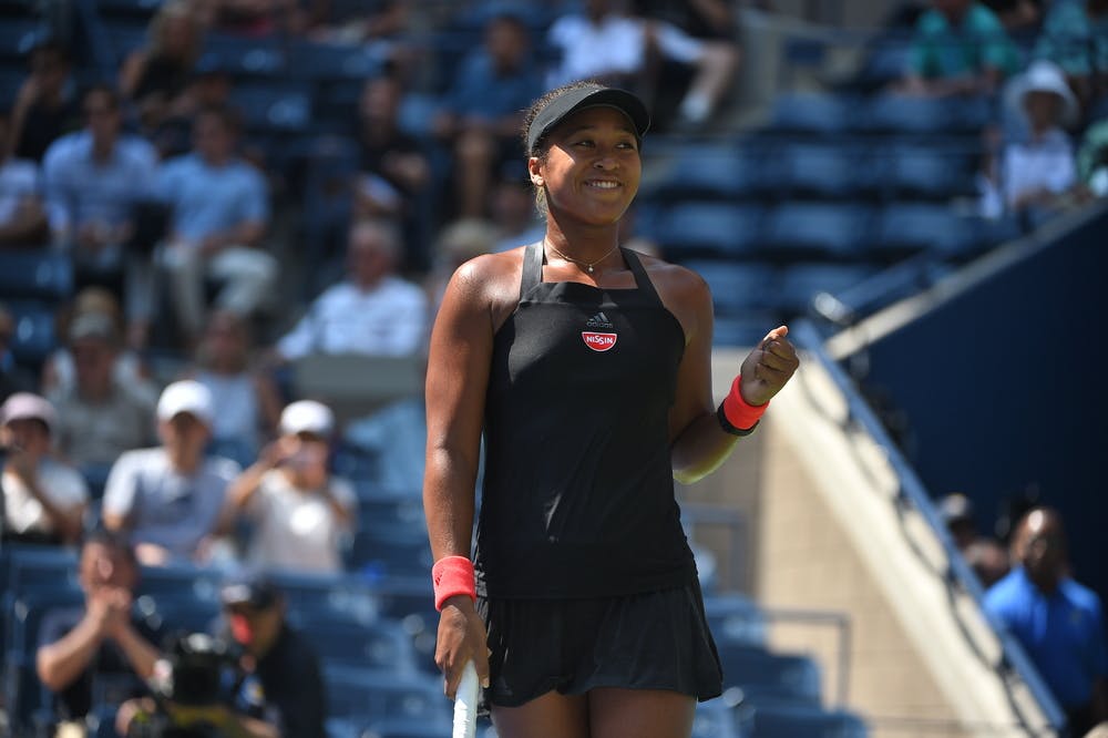 Naomi Osaka all smile at the US Open 2018