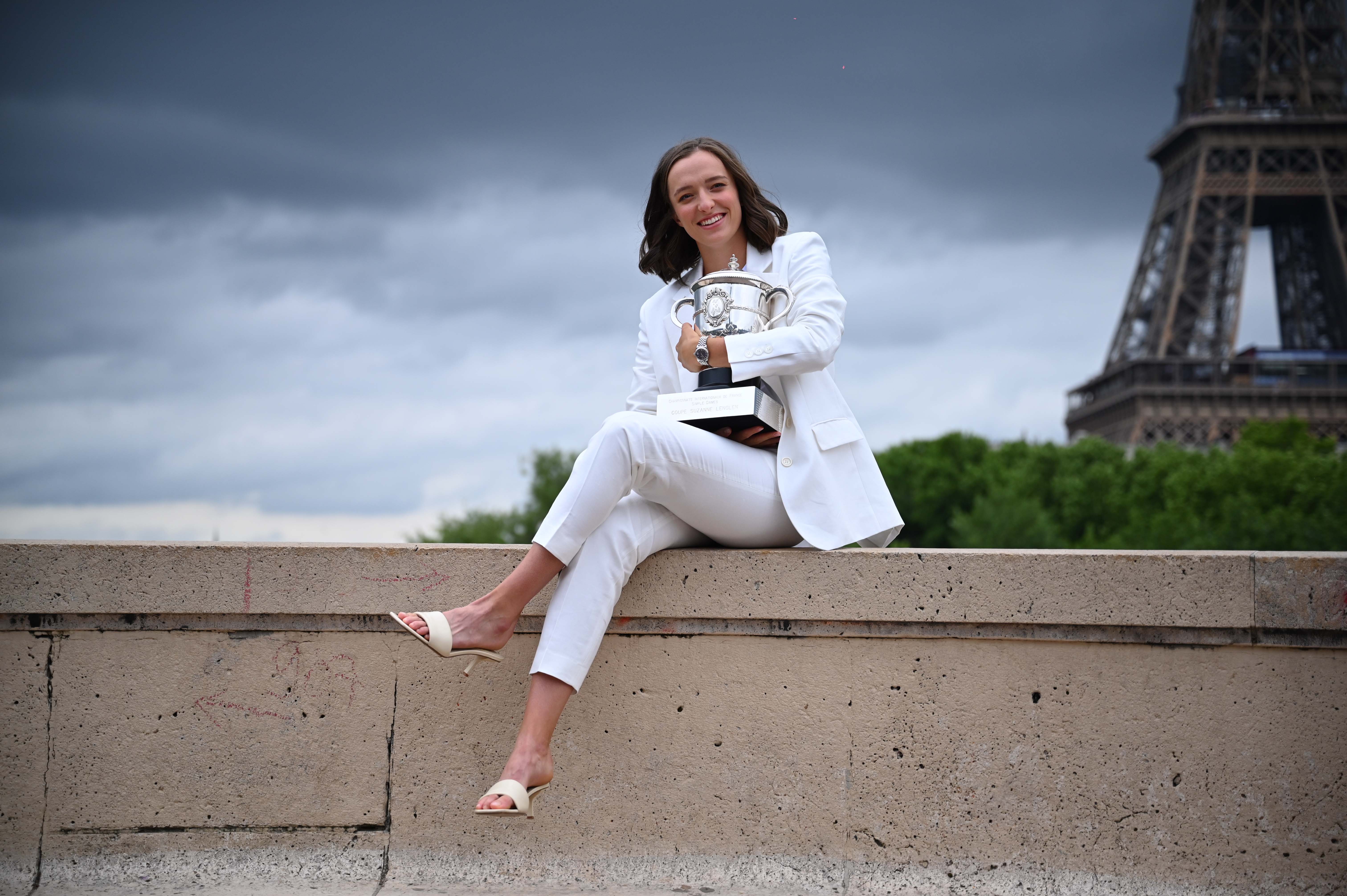 Iga Swiatek pont de Bir Hakeim 2022