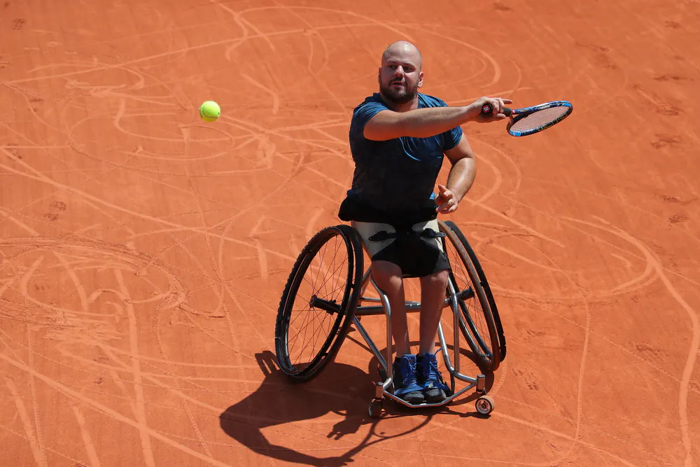 Stefan Olsson, Roland Garros 2019, Simple Messieurs Tennis Fauteuil, 1er Tour Stefan Olsson, Roland Garros 2019, Simple Messieurs Tennis Fauteuil, 1er Tour