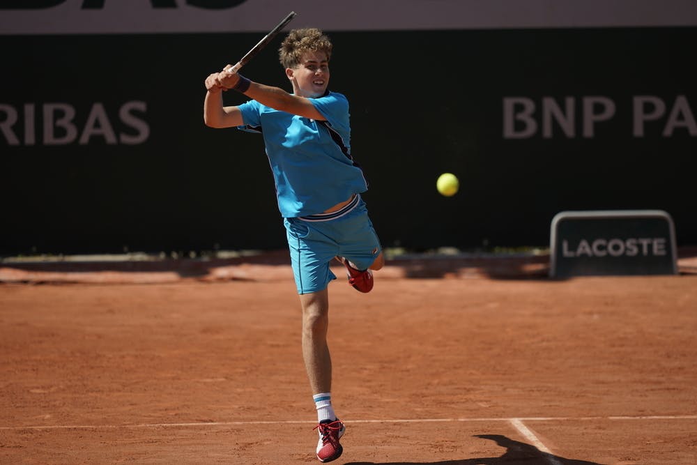 Maxim Mrva, boys' singles, first round, Roland-Garros 2023 