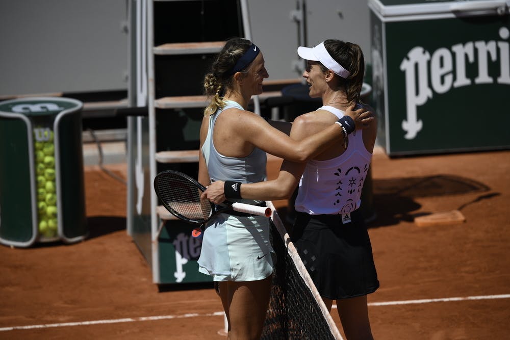 Victoria Azarenka, Andrea Petkovic, 2e tour, Roland-Garros 2022