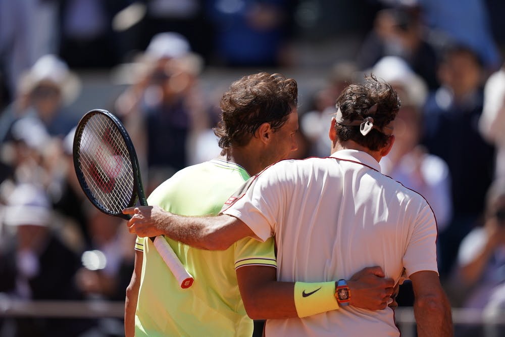 Rafael Nadal et Roger Federer