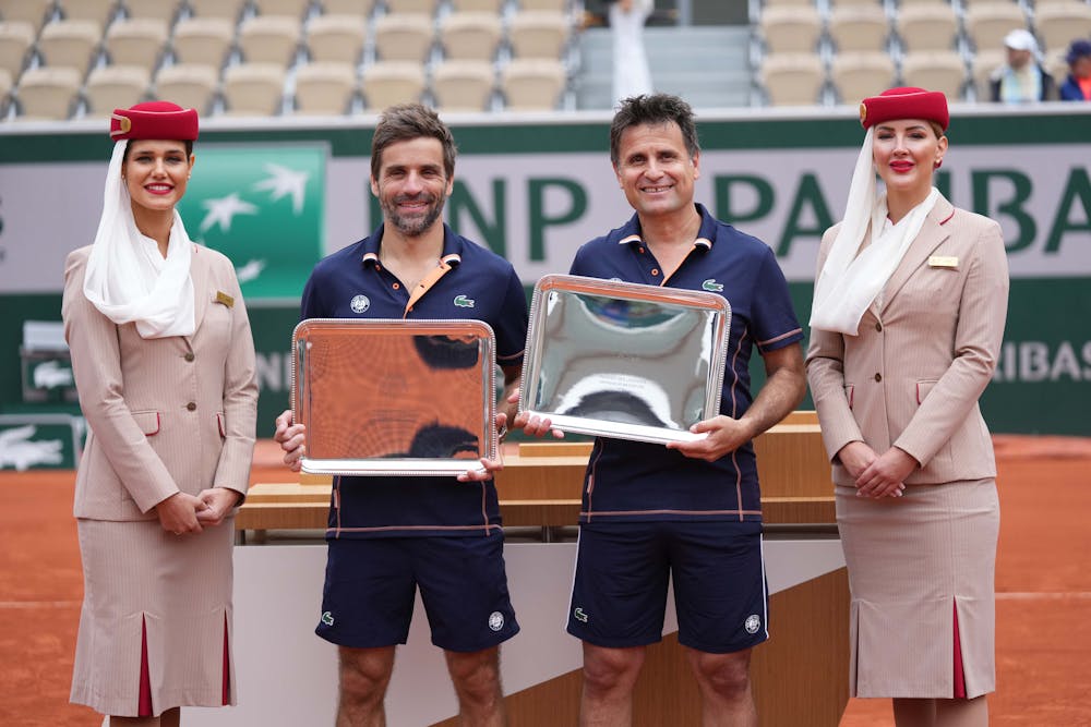 Arnaud Clément et Fabrice Santoro / Trophée des Légendes 2022 