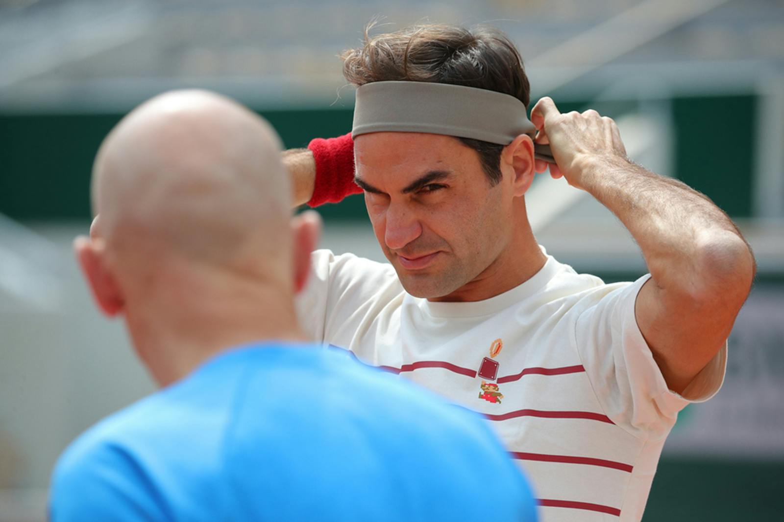 Roger Federer - Roland-Garros 2019 - practice