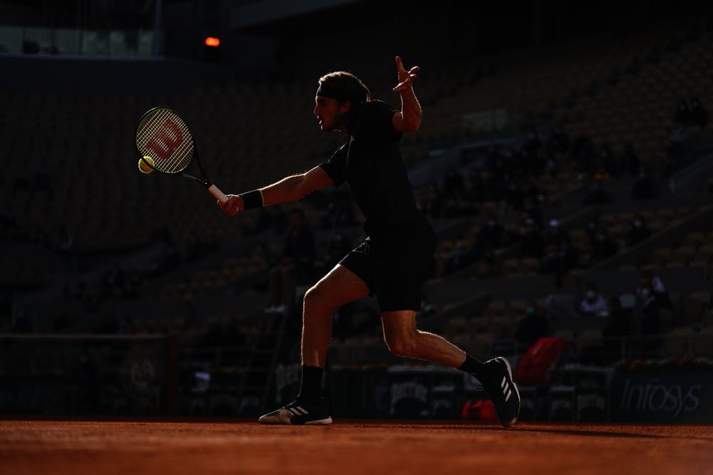 Stefanos Tsitsipas, Roland-Garros 2020, quarts de finale