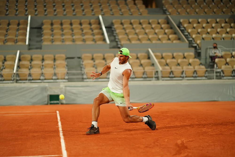 Rafael Nadal, Roland-Garros 2020, entraînement