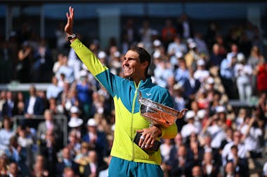Rafael Nadal, Roland Garros 2022, final, trophy