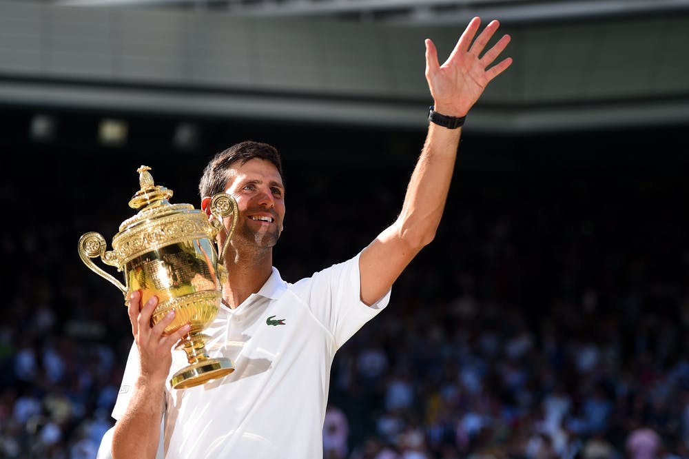Novak Djokovic, Wimbledon 2018, remise des prix