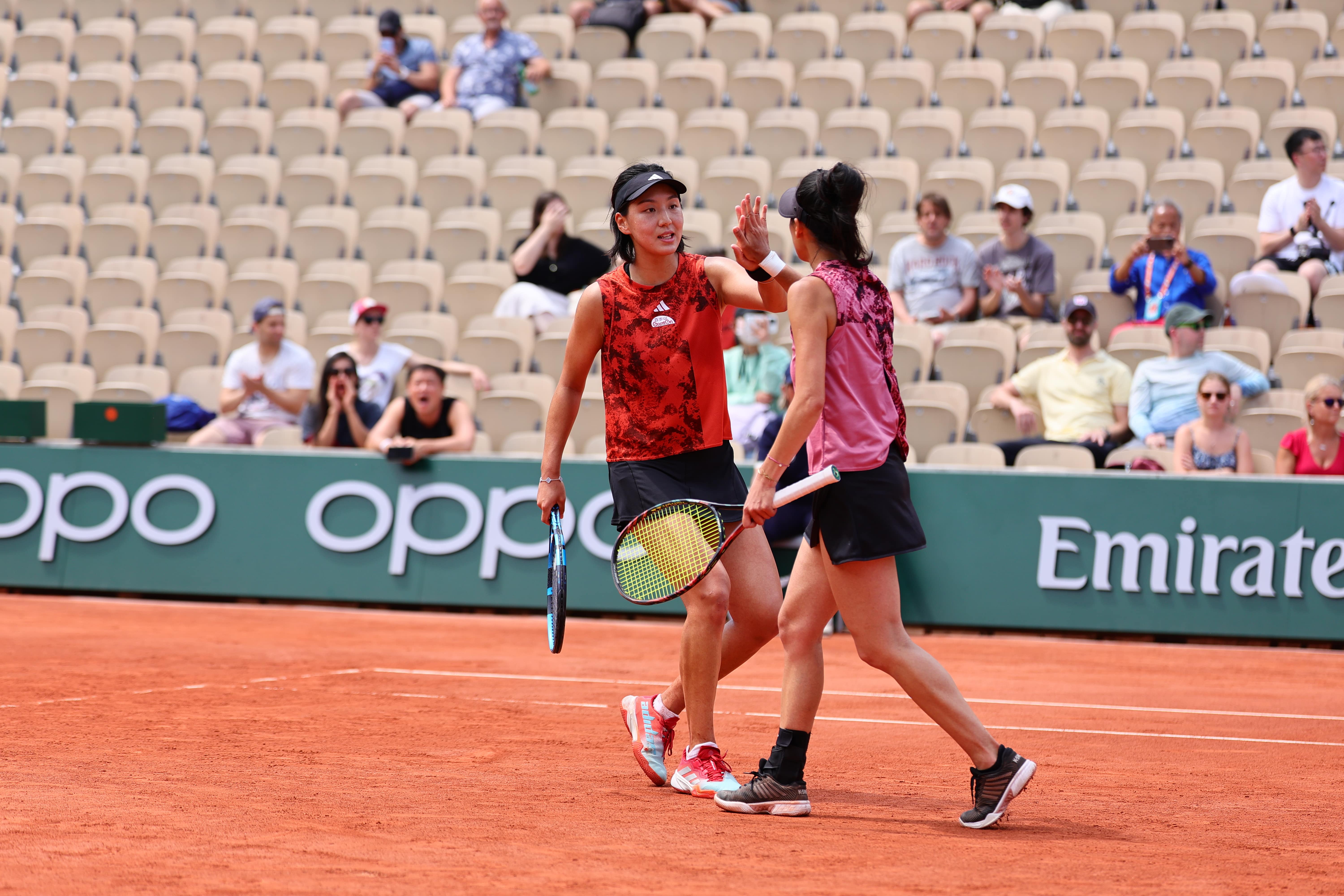 Wang Xinyu, Hsieh Su-Wei, Roland-Garros 2023, women's doubles semi-final