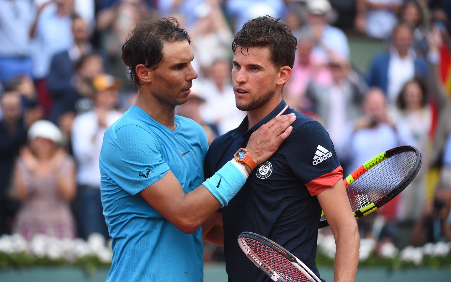 Rafael Nadal et Dominic Thiem, Roland-Garros 2018