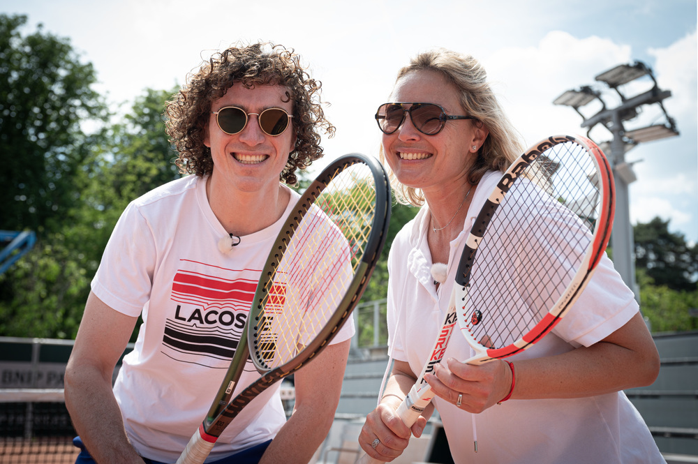 César de Rummel et Séverine Beltrame / Stars Set et Match