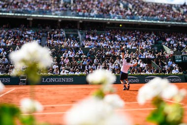 Ambiance Roland-Garros court Philippe-Chatrier