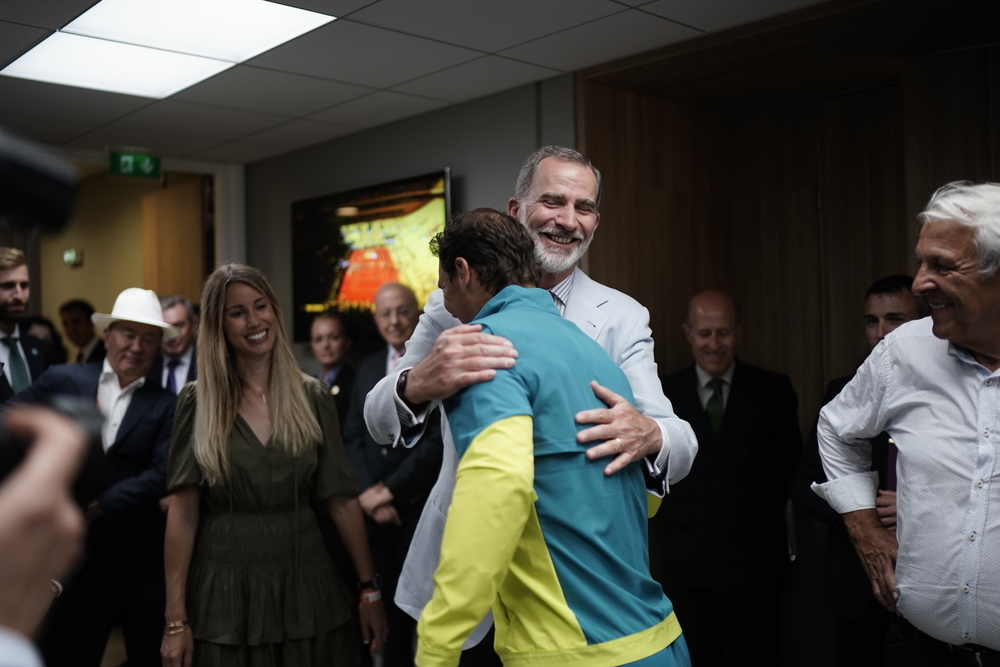 Rafael Nadal, King Felipe VI of Spain