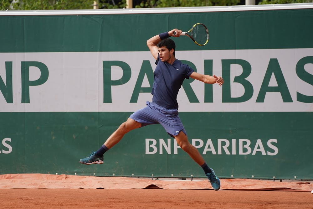 Carlos Alcaraz Roland-Garros 2021 qualifying