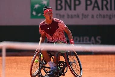 Tokito Oda, men's wheelchair singles, quarter-final, Roland-Garros 2023