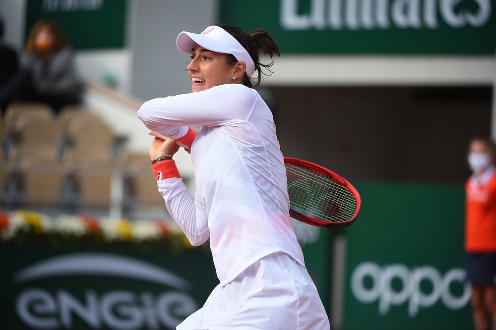 Caroline Garcia, Roland Garros 2020, fourth round