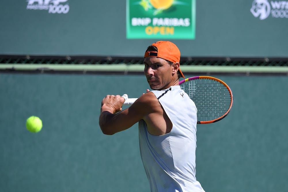 Rafael Nadal at Indian Wells 2022