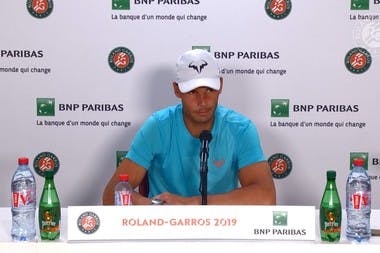 Rafael Nadal, Roland-Garros 2019, conférence de presse