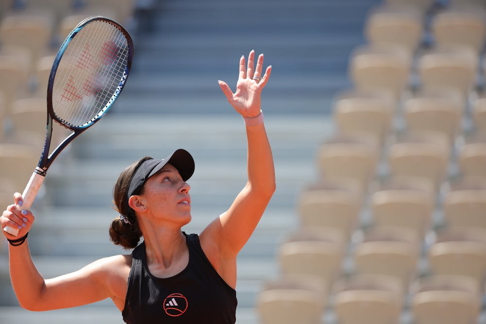 Jessica Pegula, practice, Roland-Garros 2023