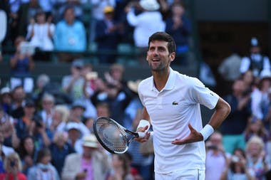 Novak Djokovic au 1er tour de Wimbledon 2018/Novak Djokovic first round at Wimbledon 2018