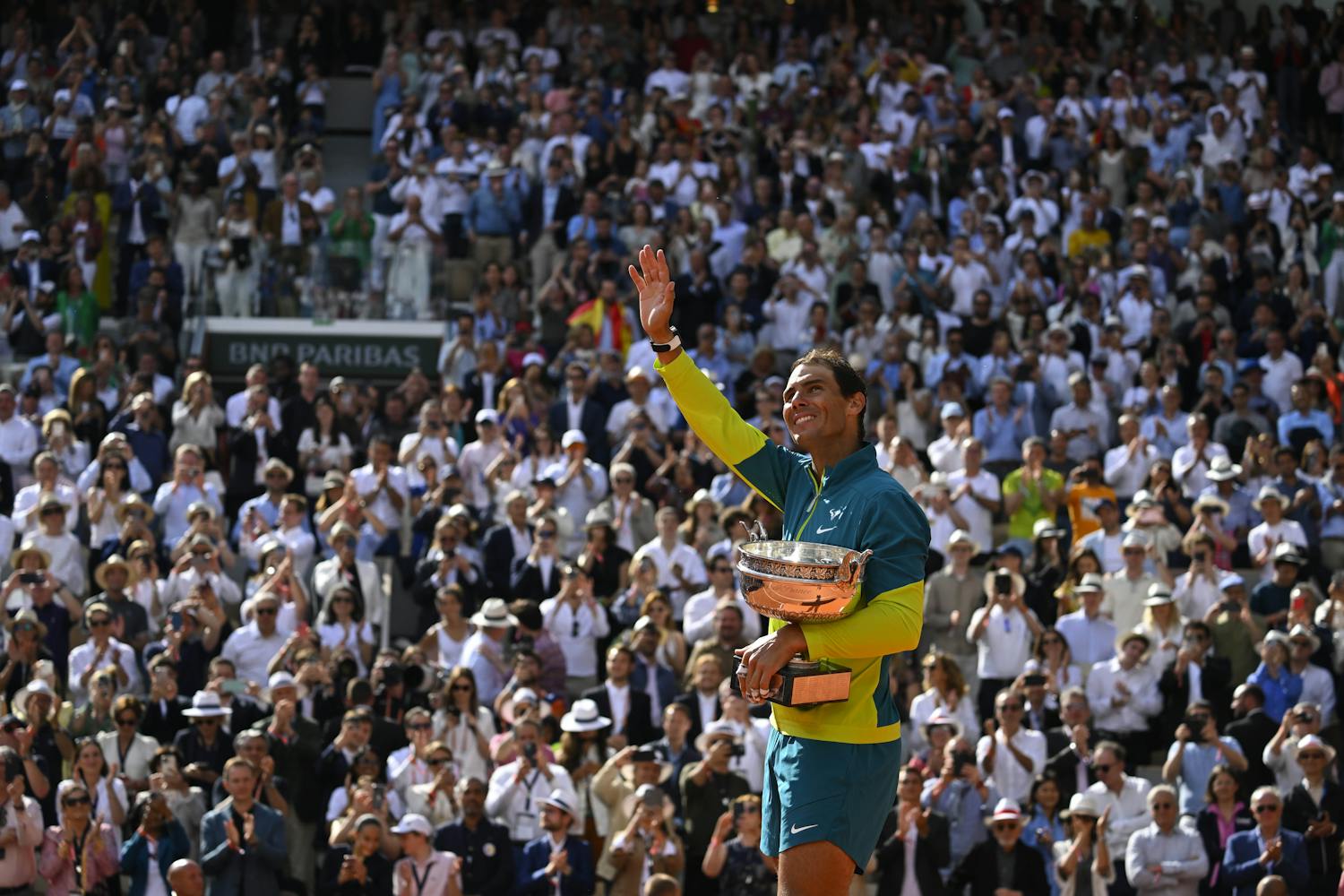 Rafael Nadal, Roland Garros 2022, trophy, final