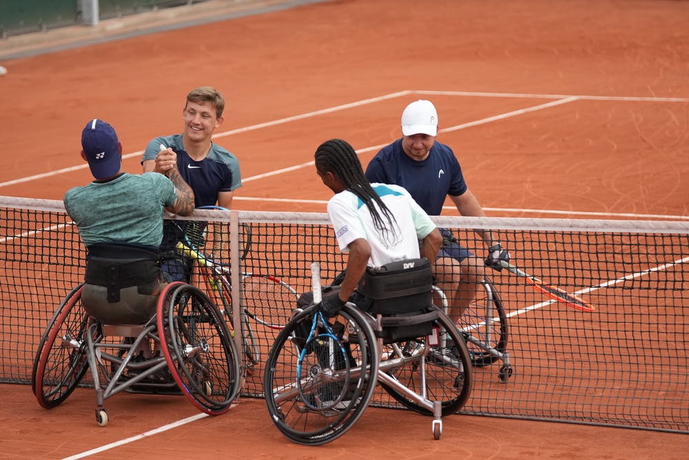 Niels Vink, Sam Schroder, quad, finale double, Roland-Garros 2022