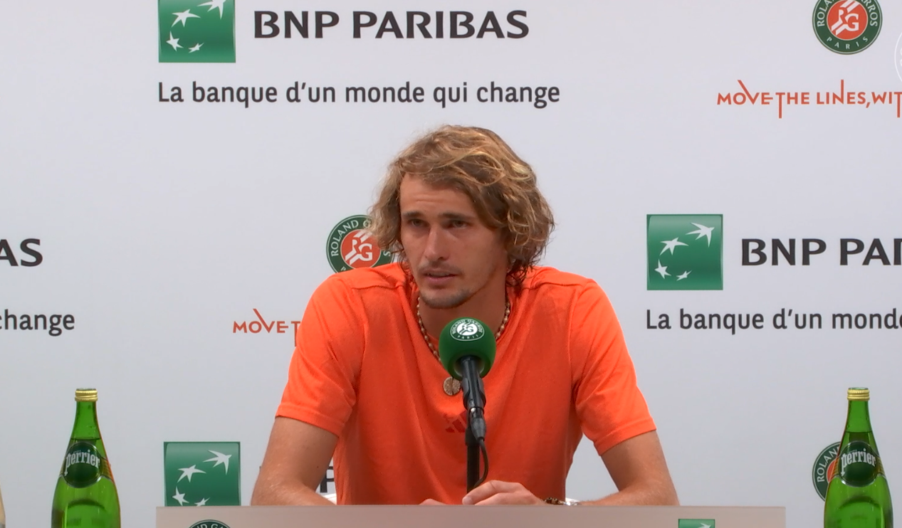 Zverev, quarter-final, press, Roland-Garros 2023
