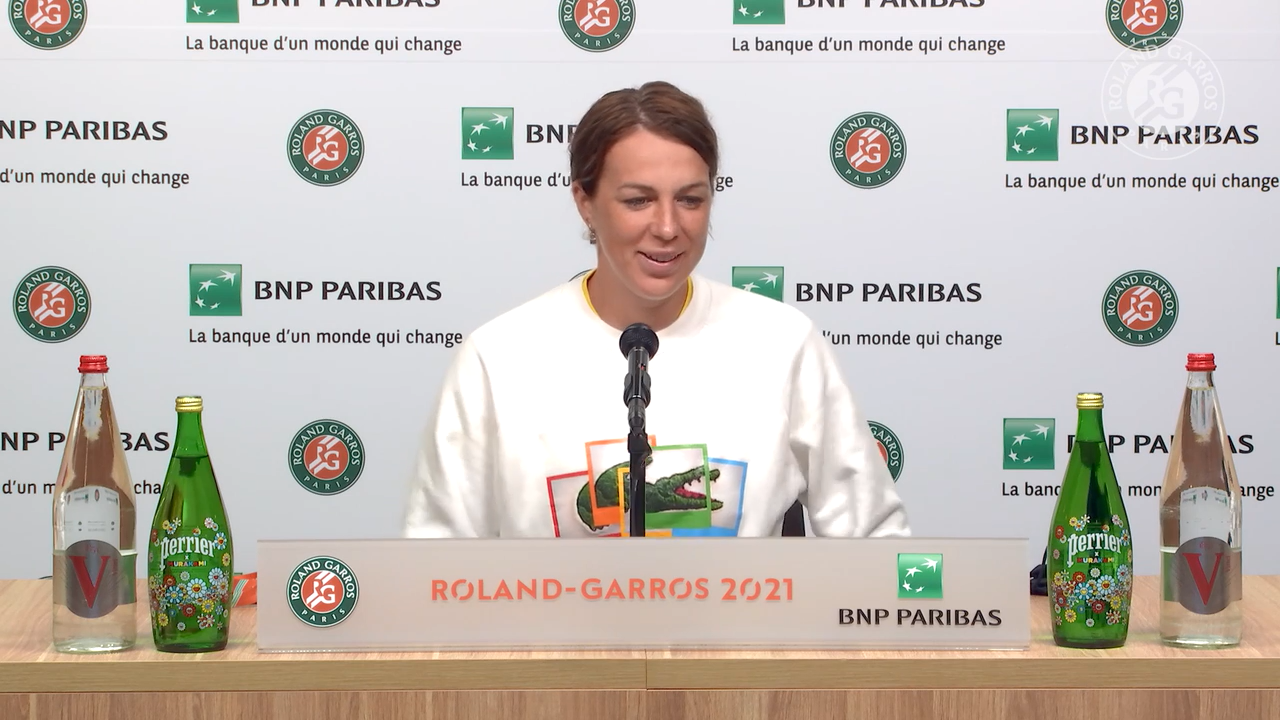 Conférence de presse Anastasia Pavlyuchenkova