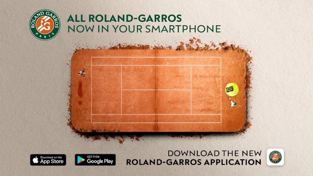 Roland-Garros 2018 Paris download official application.