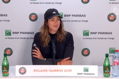 Roland-Garros 2019 - Garbiñe Muguruza - conférence de presse 1er tour