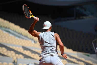 Rafael Nadal, Roland Garros 2021, practice