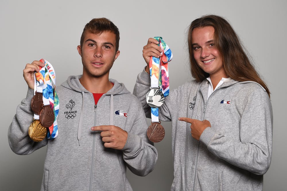 Hugo Gaston et Clara Burel, des Jeux Olympiques de la jeunesse au troisième tour de Roland-Garros