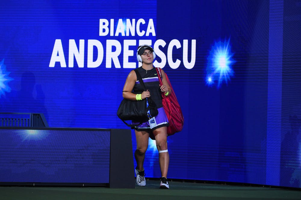 Bianca Andreescu entering the Arthur Ashe Stadium ahead of the US Open 2019 final