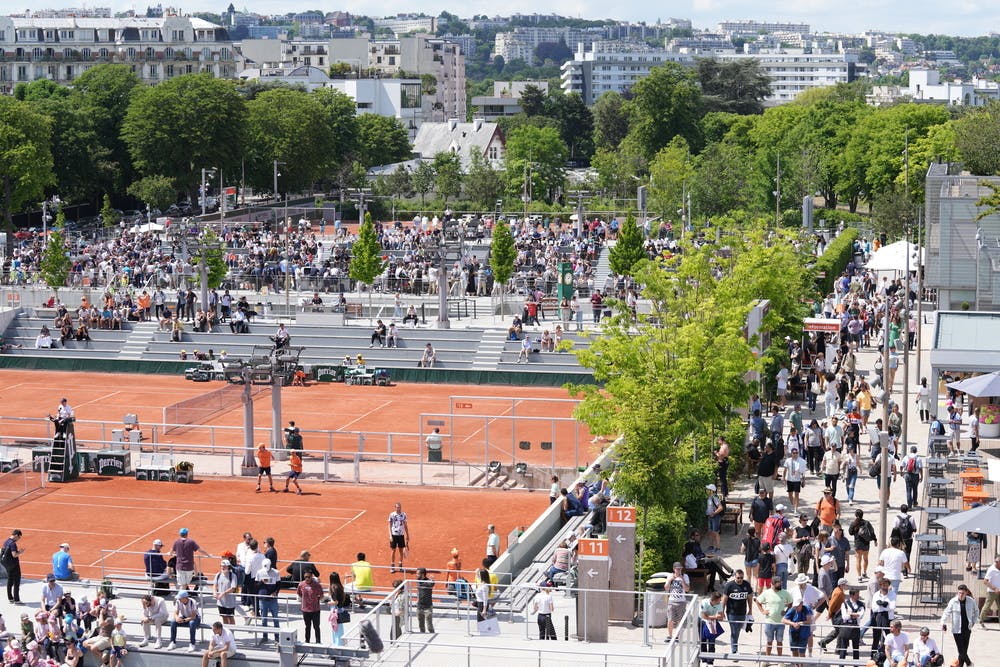 Roland-Garros 2022 vue générale