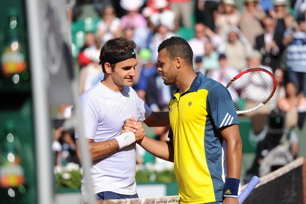 Roger Federer, Jo Wilfried Tsonga, QF, Roland-Garros 2013