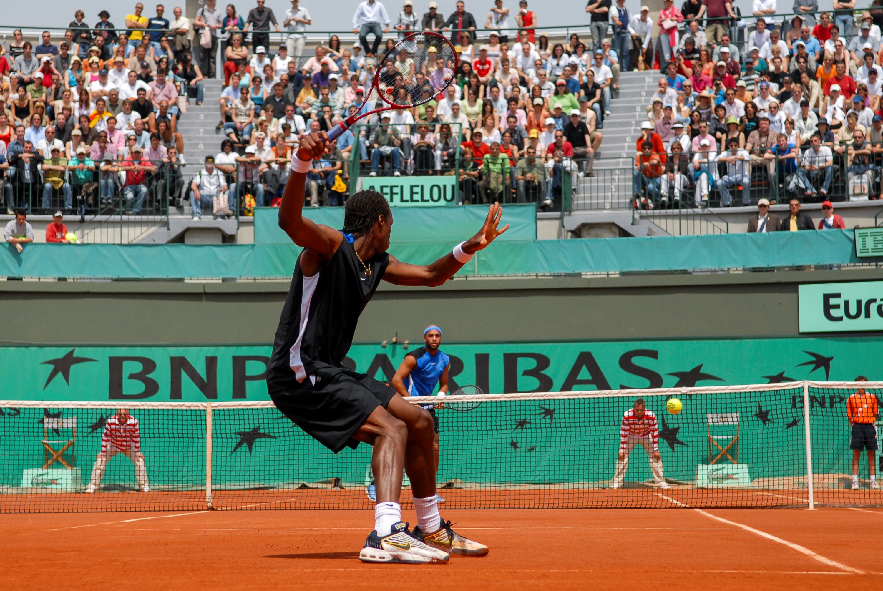 Gaël Monfils & James Blake / Troisième tour - Roland-Garros 2006