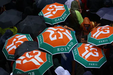 Roland-Garros 2018, parapluies