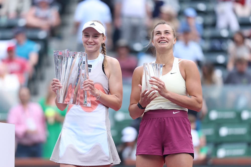 Elena Rybakina & Aryna Sabalenka / Finale Indian Wells 2023