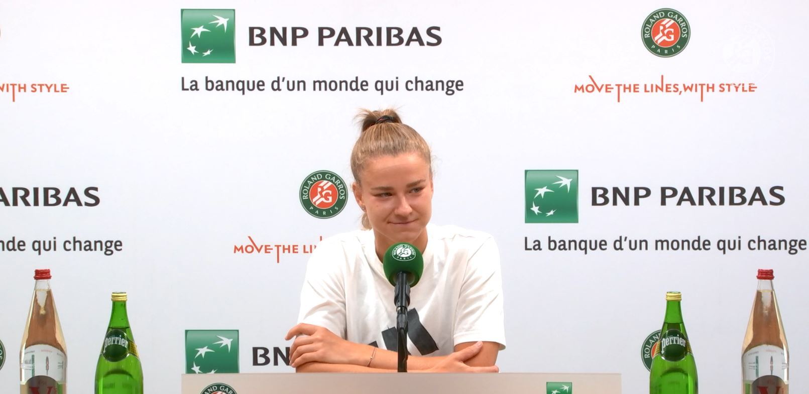 Karolina Muchova, press, final, Roland-Garros 2023