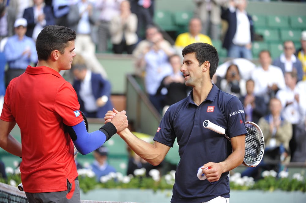 Raonic Djokovic Roland-Garros 2014
