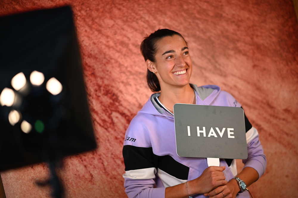 Caroline Garcia, media day, Roland-Garros 2023