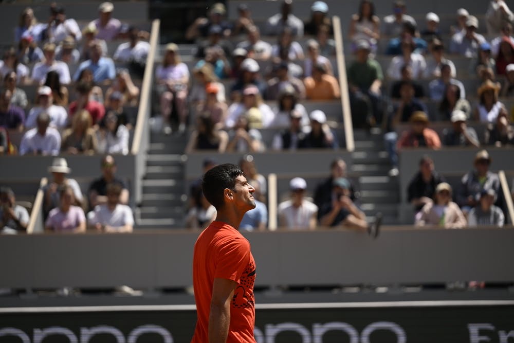 Novak Djokovic, entraînement, Roland-Garros 2023