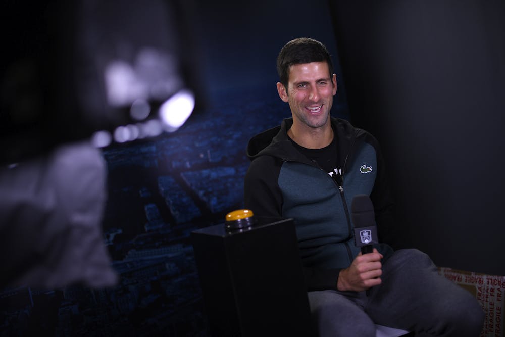 Novak Djokovic Rolex Paris Masters 2018
