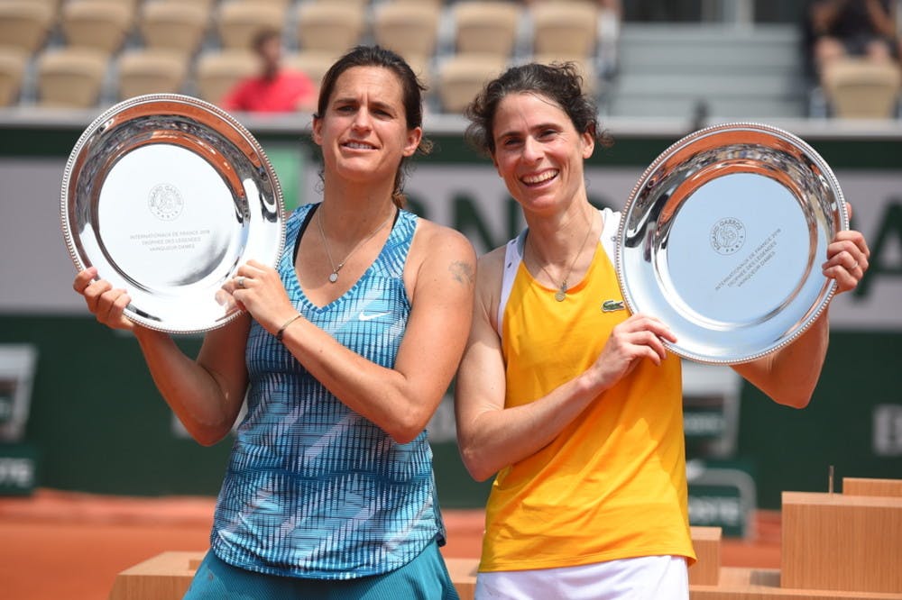 Amélie Mauresmo et Nathalie Dechy