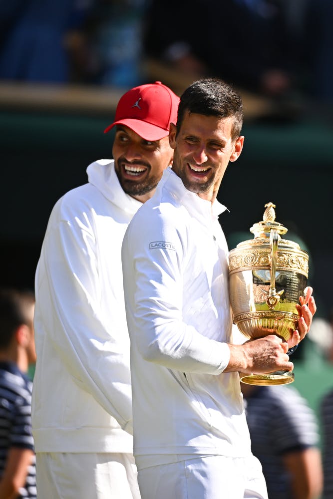 Nick Kyrgios & Novak Djokovic / Wimbledon 2022