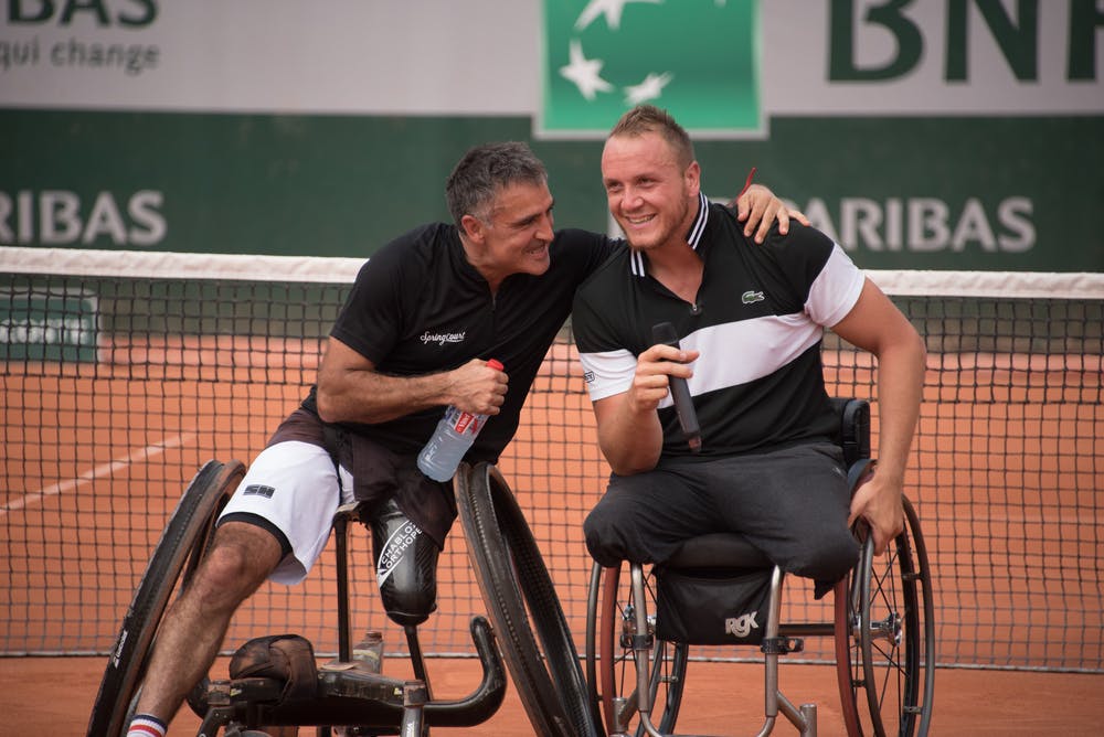 Roland-Garros 2018, tennis fauteuil, Stéphane Houdet, Nicolas Peifer