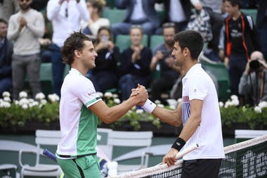 Dominic Thiem Novak Djokovic Roland Garros 2017